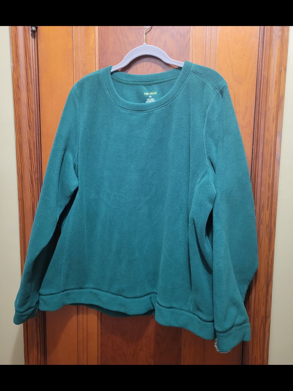 Tek Gear Women's Dark Green Fleece Pullover
